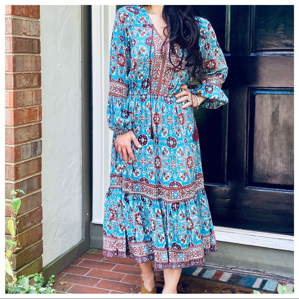 FABULOUS BOHO GYPSY CHIC FLORAL DRESS - Picture 16 of 16